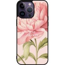 Coque iPhone 15 Pro Max - Silicone rigide noir Just Bloom Spring 2026
