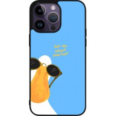 iPhone 15 Pro Max Case Hülle - Silikon schwarz Tell me about yourself Summer 2026