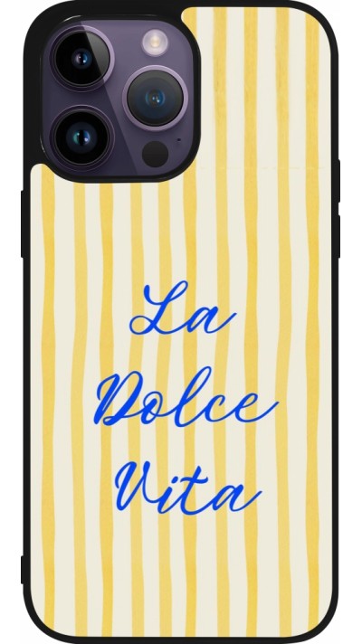 iPhone 15 Pro Max Case Hülle - Silikon schwarz The good life 2026