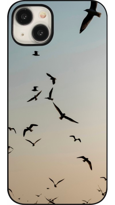 Coque iPhone 15 Plus - Autumn 22 flying birds shadow