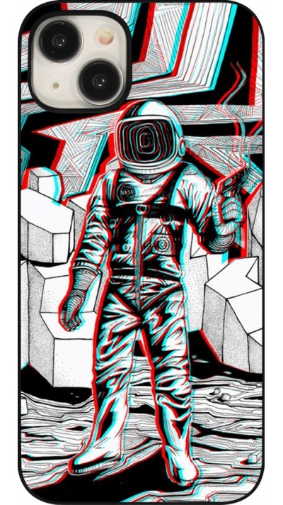 Coque iPhone 15 Plus - Anaglyph Astronaut