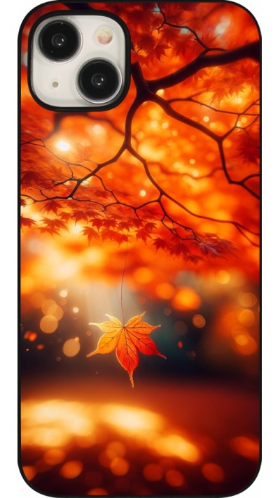 iPhone 15 Plus Case Hülle - Herbst Magisch Orange
