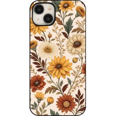 iPhone 15 Plus Case Hülle - Autumn 25 Flower pattern