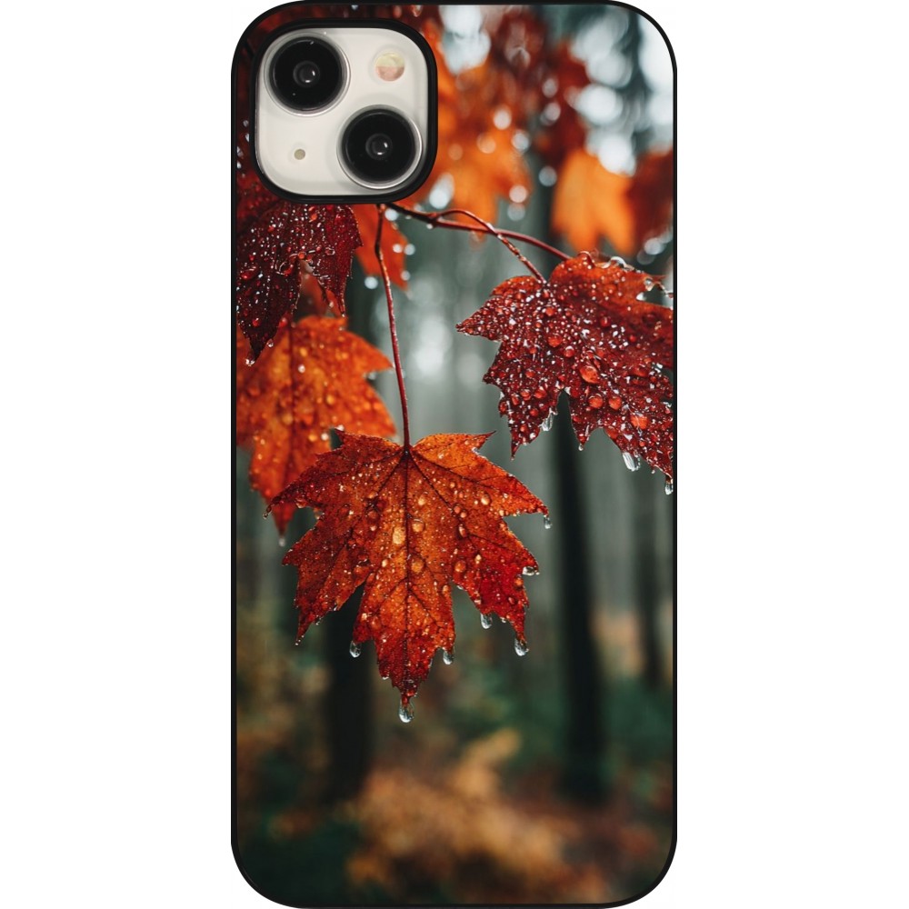 iPhone 15 Plus Case Hülle - Autumn 25 Rain