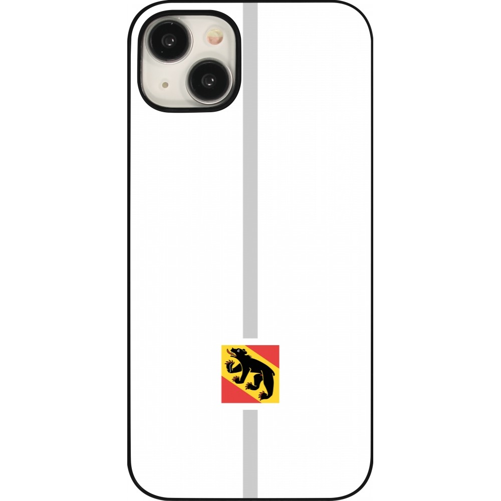 iPhone 15 Plus Case Hülle - Kanton BE weiss