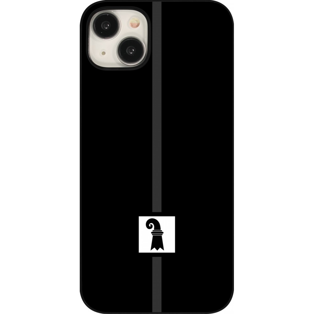 iPhone 15 Plus Case Hülle - Kanton BS schwarz