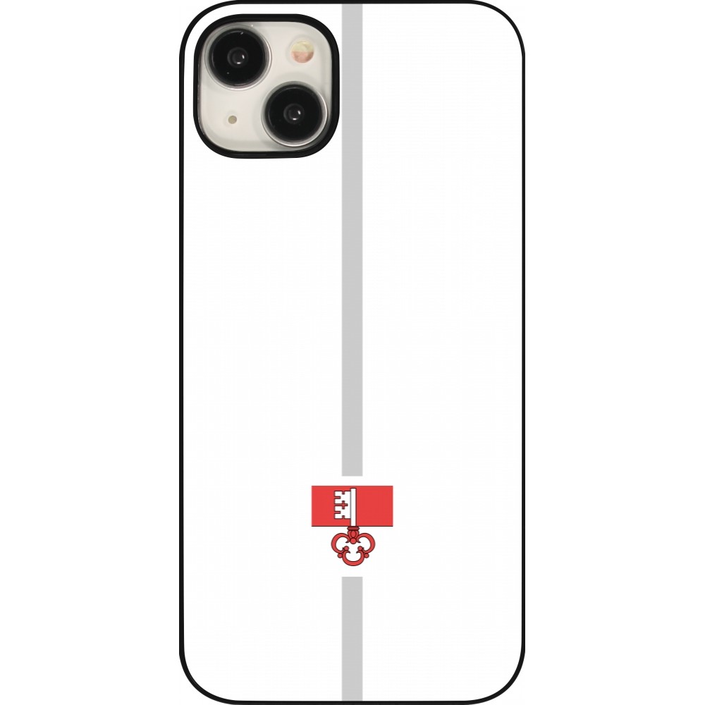 iPhone 15 Plus Case Hülle - Kanton OW weiss