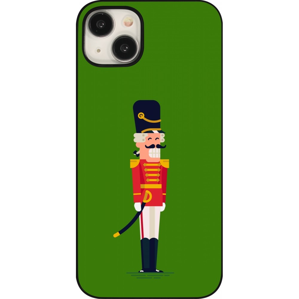 Coque iPhone 15 Plus - Christmas 25 Nutcracker Green