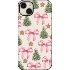 Coque iPhone 15 Plus - Christmas 25 Vintage Ribbons