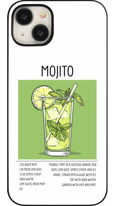 iPhone 15 Plus Case Hülle - Cocktail Rezept Mojito