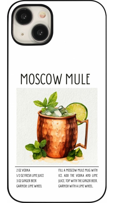 Coque iPhone 15 Plus - Cocktail recette Moscow Mule