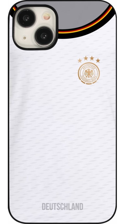Coque iPhone 15 Plus - Maillot de football Allemagne 2022 personnalisable