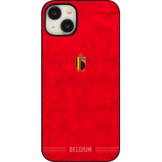 Coque iPhone 15 Plus - Maillot de football Belgique 2026 personnalisable