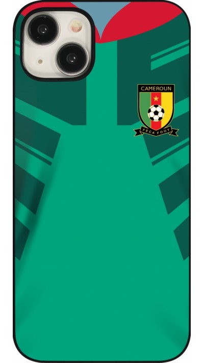 Coque iPhone 15 Plus - Maillot de football Cameroun 2022 personnalisable