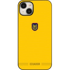 Coque iPhone 15 Plus - Maillot de football Équateur 2026 personnalisable