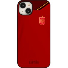 iPhone 15 Plus Case Hülle - Spanien 2022 personalisierbares Fußballtrikot