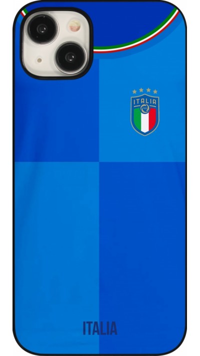 Coque iPhone 15 Plus - Maillot de football Italie 2022 personnalisable