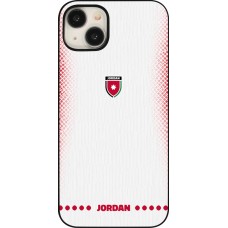Coque iPhone 15 Plus - Maillot de football Jordanie 2026 personnalisable
