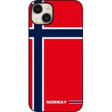 Coque iPhone 15 Plus - Maillot de football Norvège 2026 personnalisable