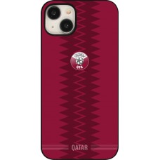 Coque iPhone 15 Plus - Maillot de football Qatar 2026 personnalisable