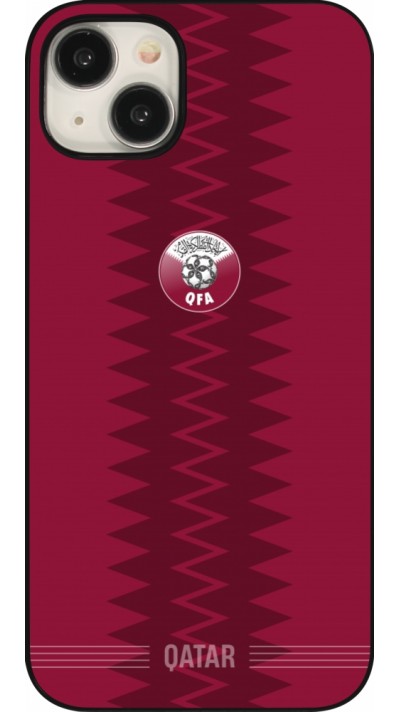 Coque iPhone 15 Plus - Maillot de football Qatar 2026 personnalisable