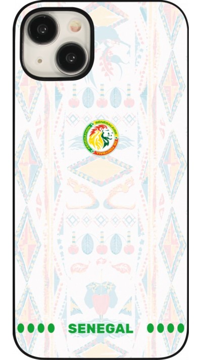 Coque iPhone 15 Plus - Maillot de football Sénégal 2026 personnalisable