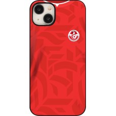 iPhone 15 Plus Case Hülle - Tunesien 2022 personalisierbares Fussballtrikot