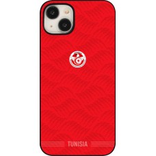 Coque iPhone 15 Plus - Maillot de football Tunisie 2026 personnalisable