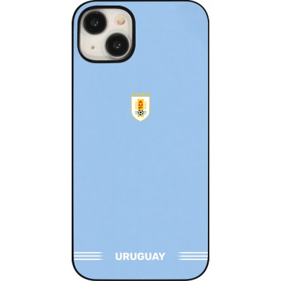 Coque iPhone 15 Plus - Maillot de football Uruguay 2026 personnalisable