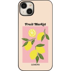 Coque iPhone 15 Plus - Fruit market lemons 2026