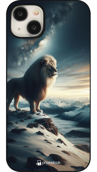 Coque iPhone 15 Plus - Le lion blanc