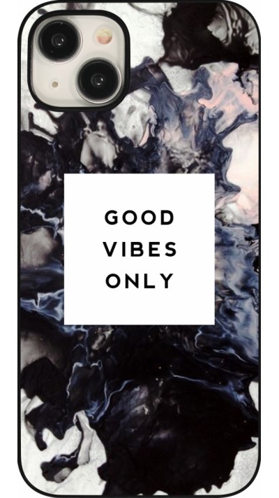 iPhone 15 Plus Case Hülle - Marble Good Vibes Only