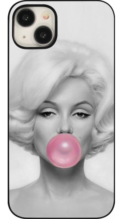 Coque iPhone 15 Plus - Marilyn Bubble
