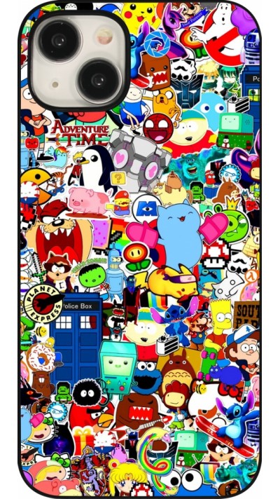 Coque iPhone 15 Plus - Mixed cartoons