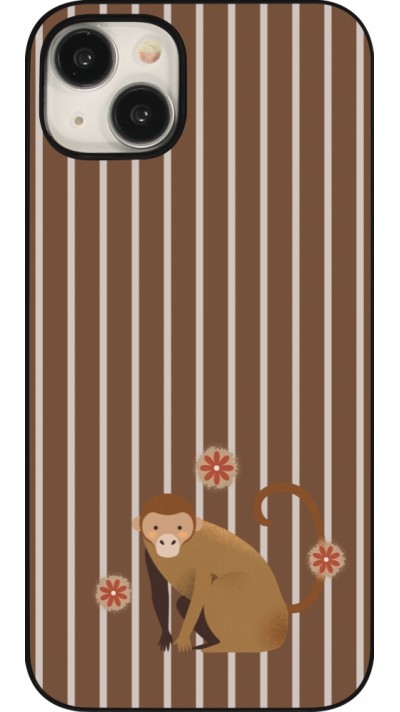 Coque iPhone 15 Plus - Monkey with stripes Coque iPhone 15 Plus - Monkey with stripes