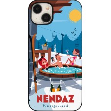 iPhone 15 Plus Case Hülle - Nendaz Mountain Jacuzzi