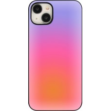iPhone 15 Plus Case Hülle - Orange Pink Blue Gradient