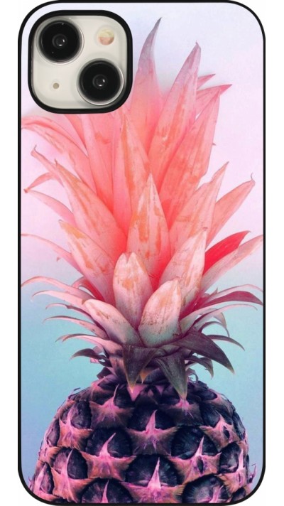 Coque iPhone 15 Plus - Purple Pink Pineapple
