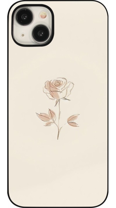 iPhone 15 Plus Case Hülle - Rosa Sand Minimalistisch