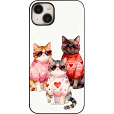 Coque iPhone 15 Plus - Saint Valentines Day 26 Cat Love