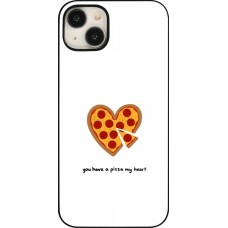 Coque iPhone 15 Plus - Saint Valentines Day 26 You have my pizza heart