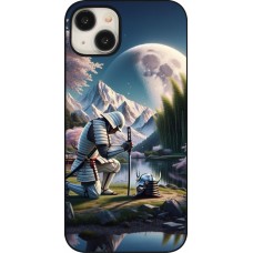 iPhone 15 Plus Case Hülle - Samurai Katana Mond