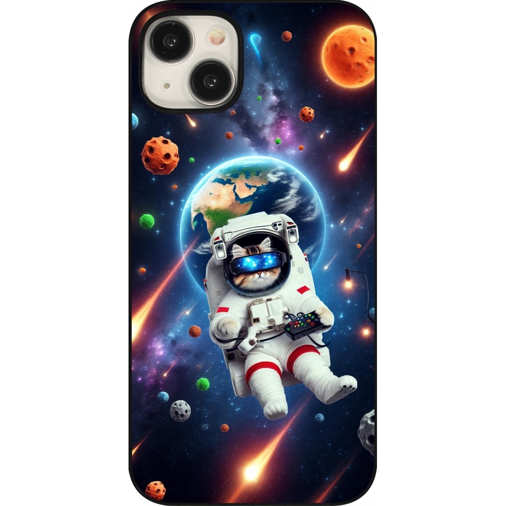 Coque iPhone 15 Plus - VR SpaceCat Odyssey