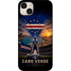 Coque iPhone 15 Plus - Football Cap-Vert splash 2026