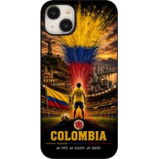 Coque iPhone 15 Plus - Football Colombie splash 2026
