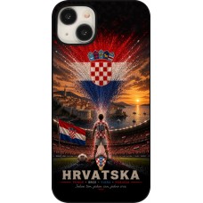 Coque iPhone 15 Plus - Football Croatie splash 2026
