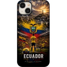 Coque iPhone 15 Plus - Football Équateur splash 2026