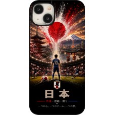 Coque iPhone 15 Plus - Football Japon splash 2026