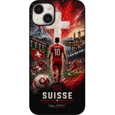 Coque iPhone 15 Plus - Football Suisse splash 2026