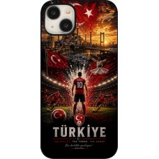 Coque iPhone 15 Plus - Football Turquie splash 2026